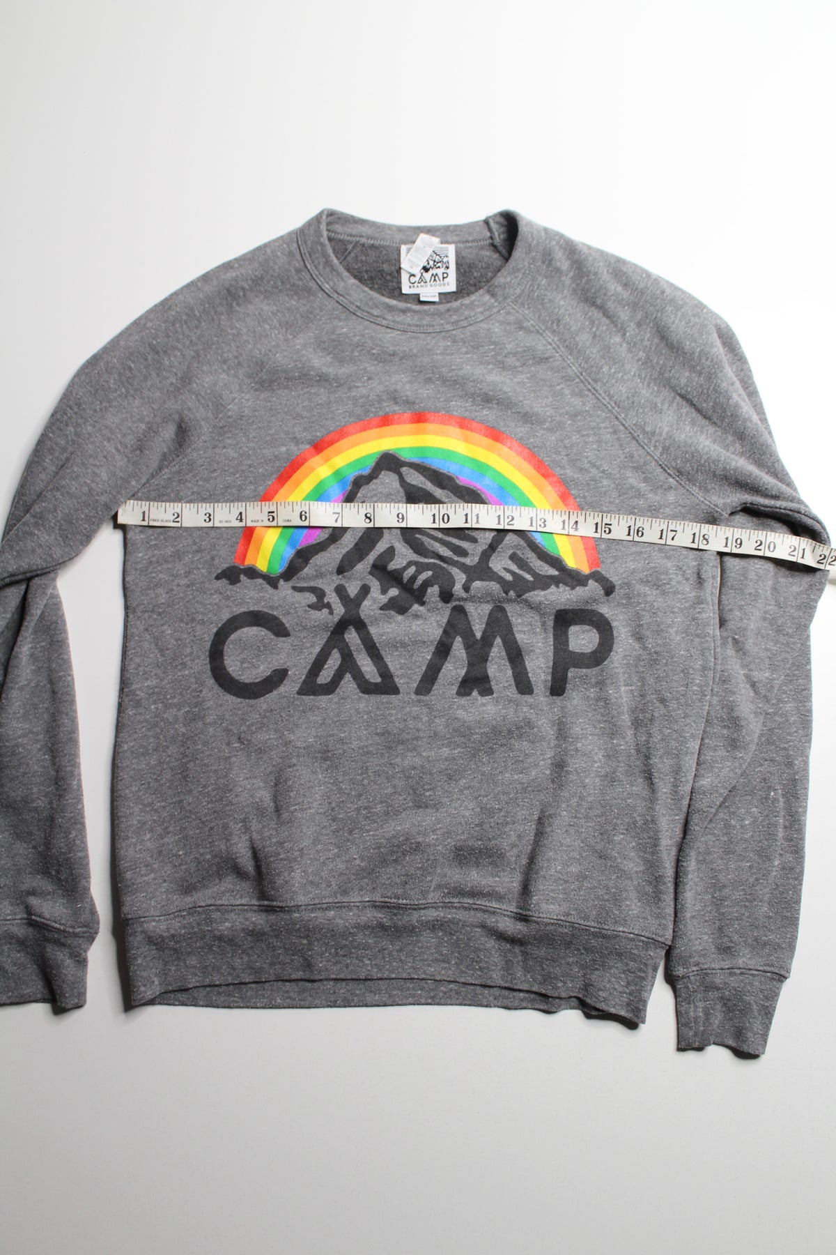 Camp Brand Goods grey sweater, size xs (loose fit)