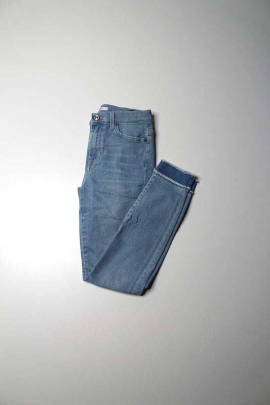 7 For All mankind ‘high rise slim illusion air skinny’ jeans, size 26 (sale: 10% off)