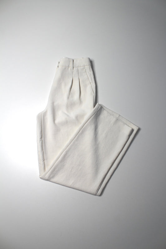 Aritzia Wilfred cream ‘effortless’ pant, size 2