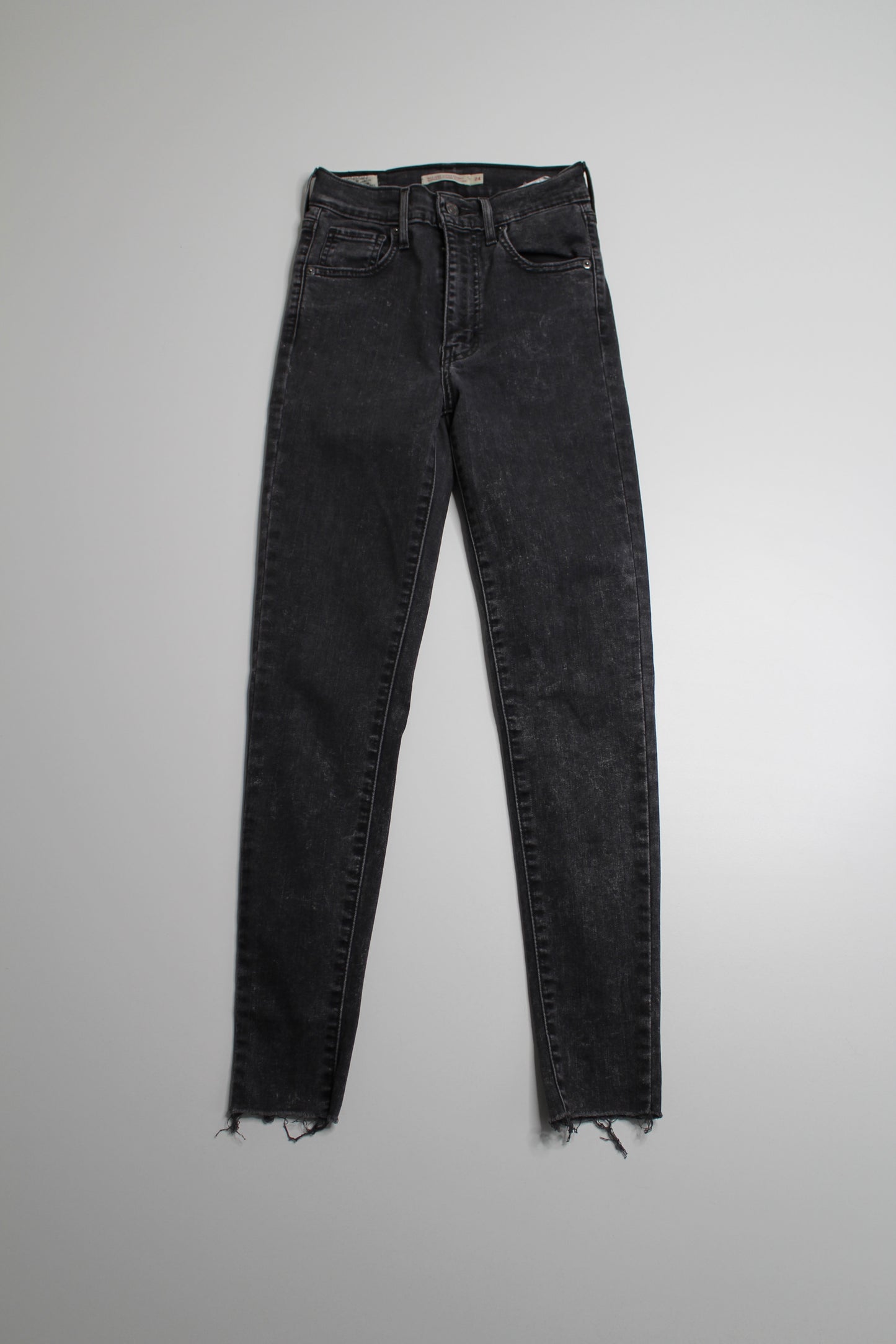 Levi’s black wash mile high super skinny jeans, size 24 (price reduced: was $48)