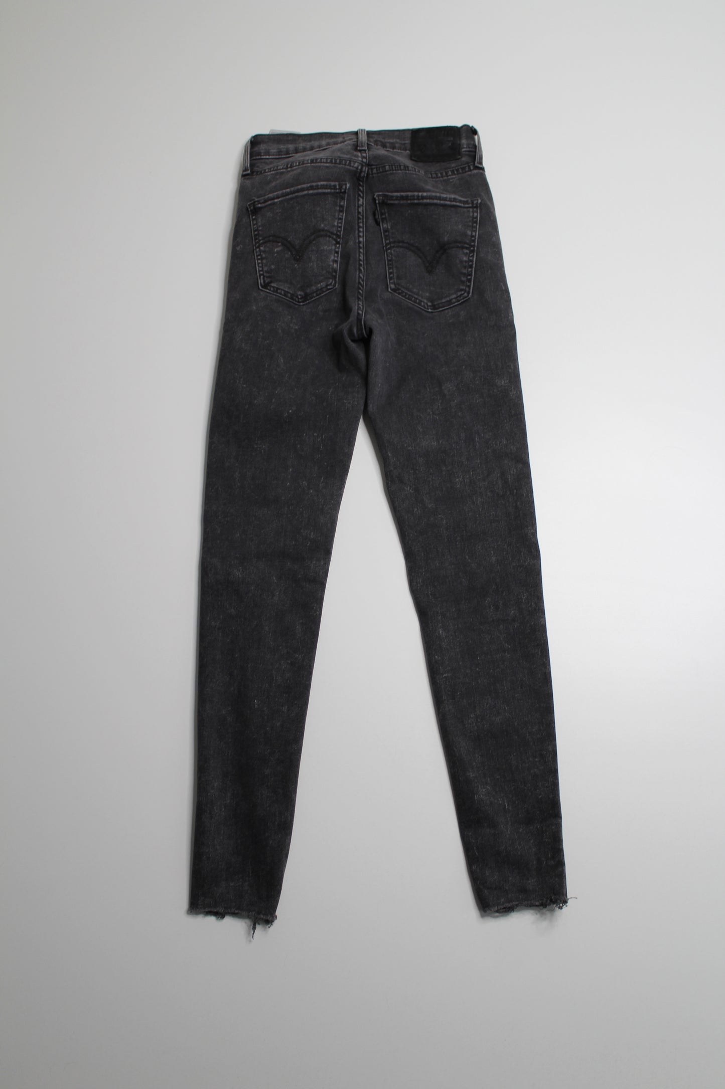 Levi’s black wash mile high super skinny jeans, size 24 (price reduced: was $48)