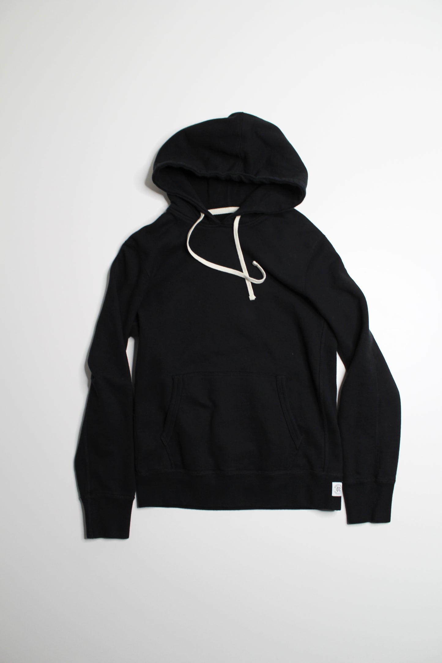 Reigning Champ (Aritzia) black unisex hoodie, size xs (loose fit)