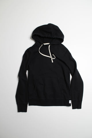 Reigning Champ black unisex hoodie, size xs (loose fit)