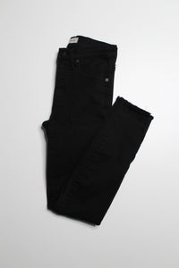 Madewell black 9" high rise skinny jeans, size 24  (price reduced: was $48)