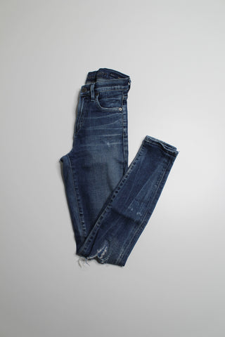 Citizens  of Humanity distressed rocket high rise skinny jeans, size 24  (price reduced: was $48)