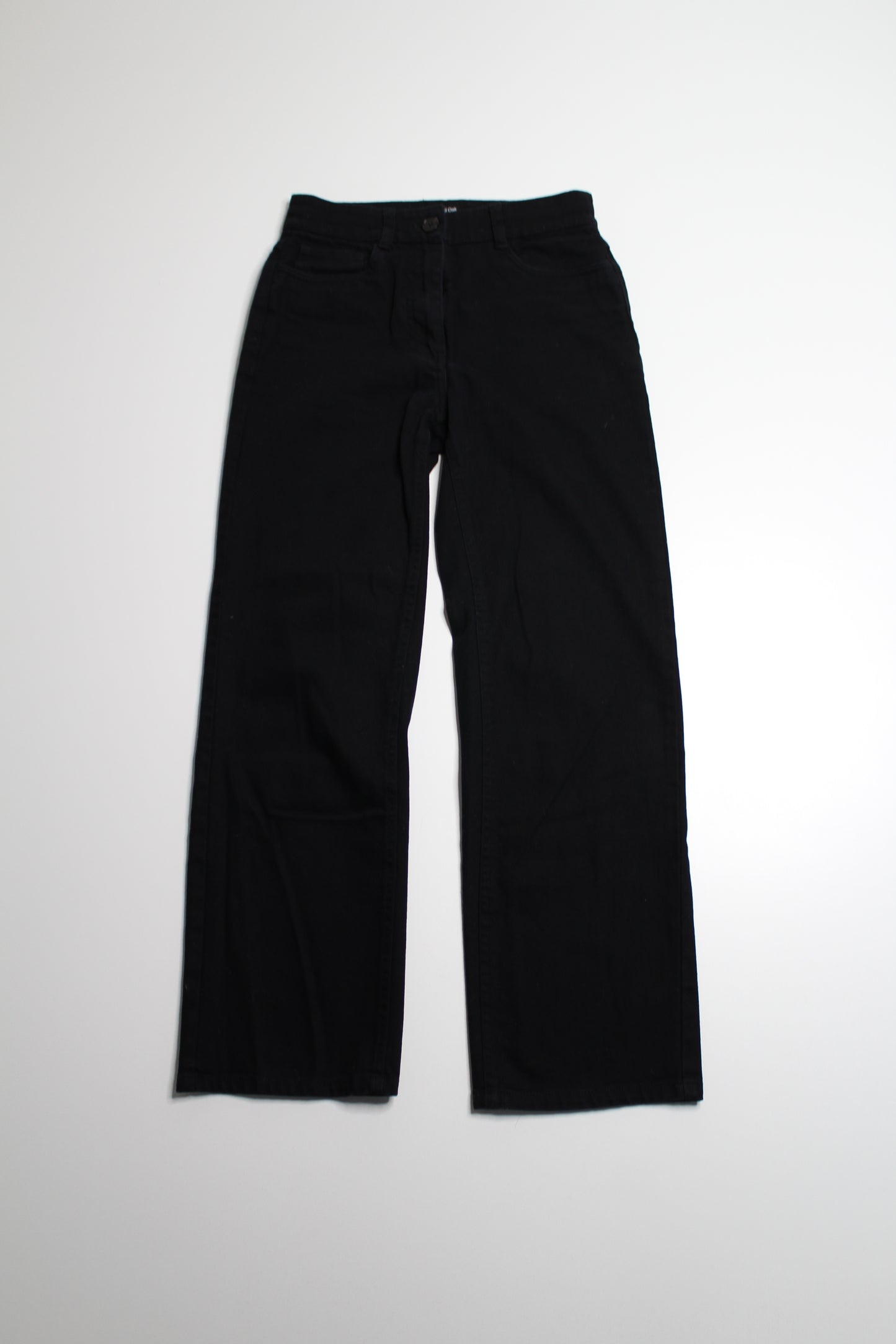 Frank and Oak black 'Jane' straight leg jeans, size 2 (additional 20% off)