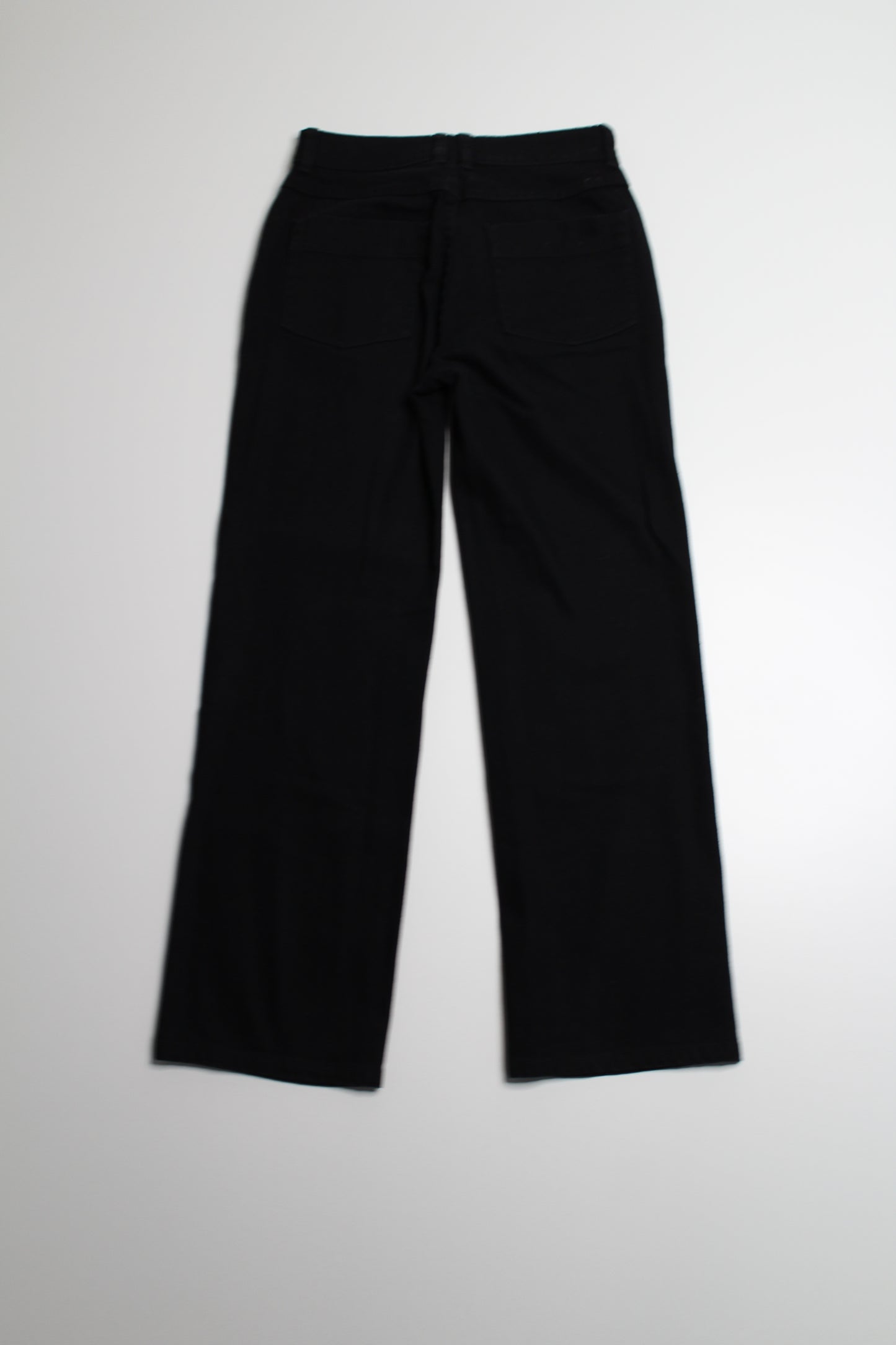 Frank and Oak black 'Jane' straight leg jeans, size 2 (additional 20% off)