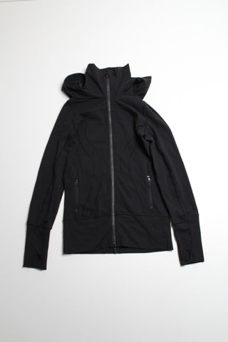 Lululemon black stride jacket II, size 4
