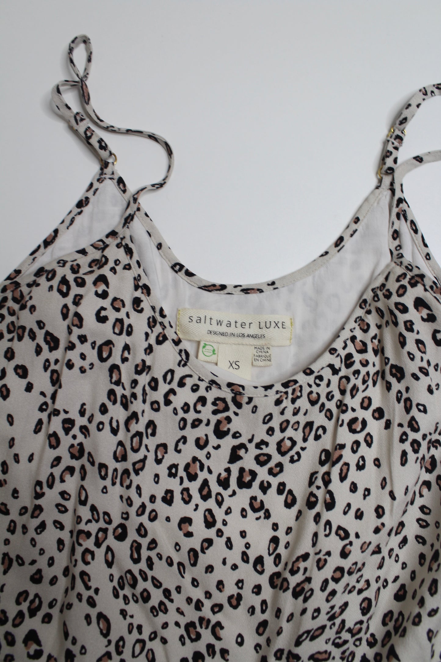 Saltwater Luxe Cheetah print dress, size xs (loose fit) (additional 50% off)