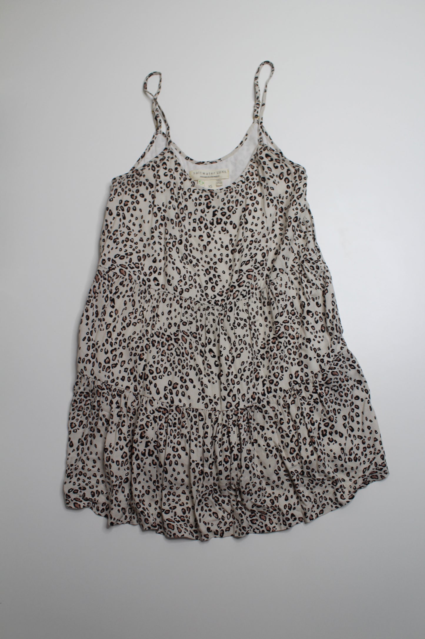 Saltwater Luxe Cheetah print dress, size xs (loose fit) (additional 50% off)