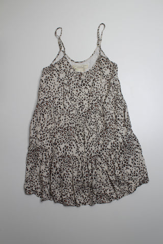 Saltwater Luxe Cheetah print dress, size xs (loose fit) (price reduced: now $48)