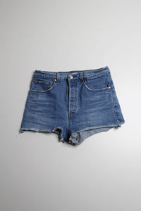 Levis cut off ribcage jean shorts, size 30