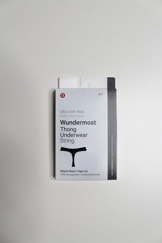 Lululemon wundermost ultra soft nulu thong underwear, size small (4/6) *new in box (2024 release)