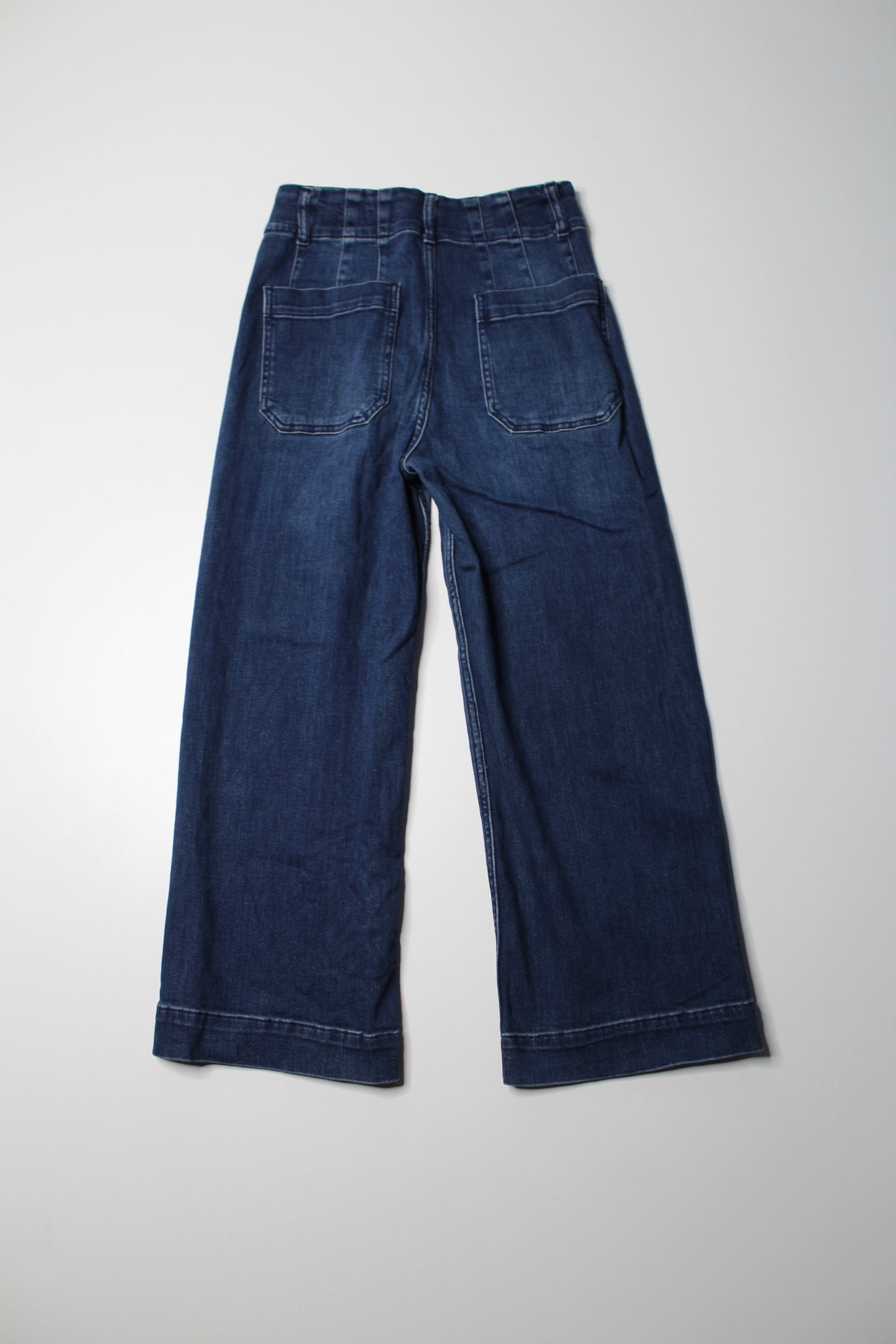 Anthropologie Pilcro high rise denim culotte wide leg jeans, size 27 petite (24”) (sale: was $48)