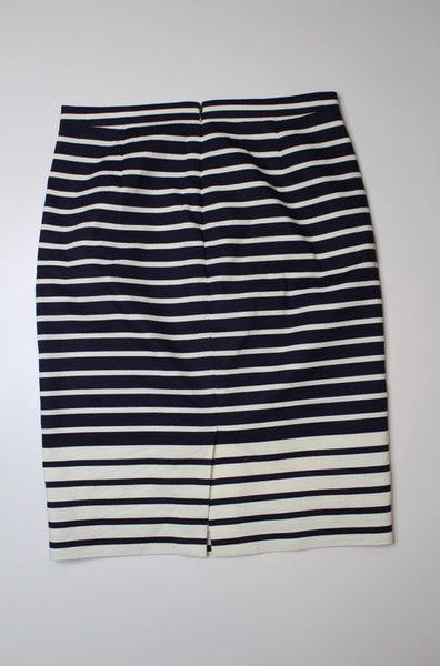 J.CREW striped lined pencil skirt, size 2 (price reduced: was $48)