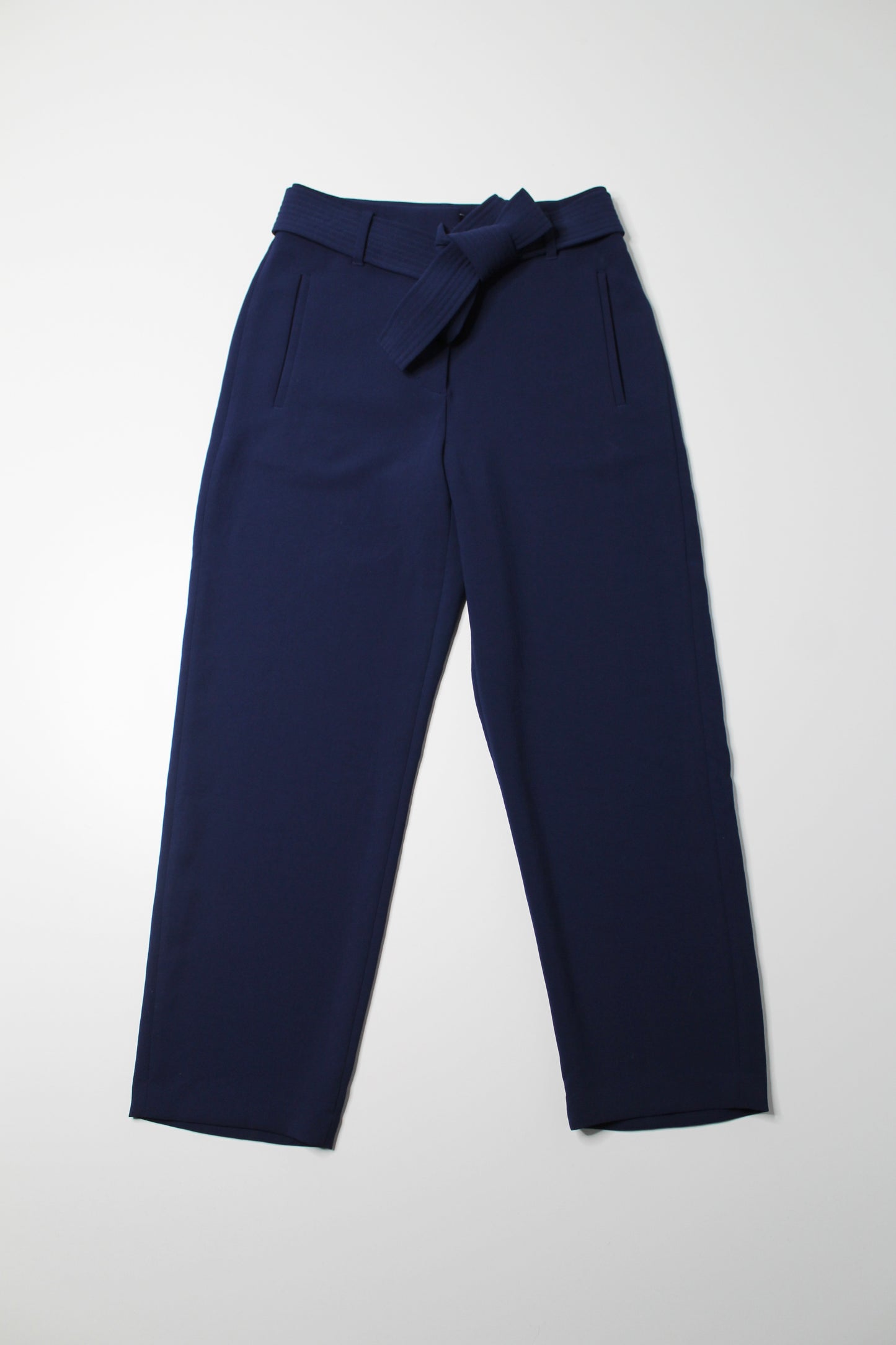 Aritzia wilfred royal blue tie front pant, size 8 (25”)