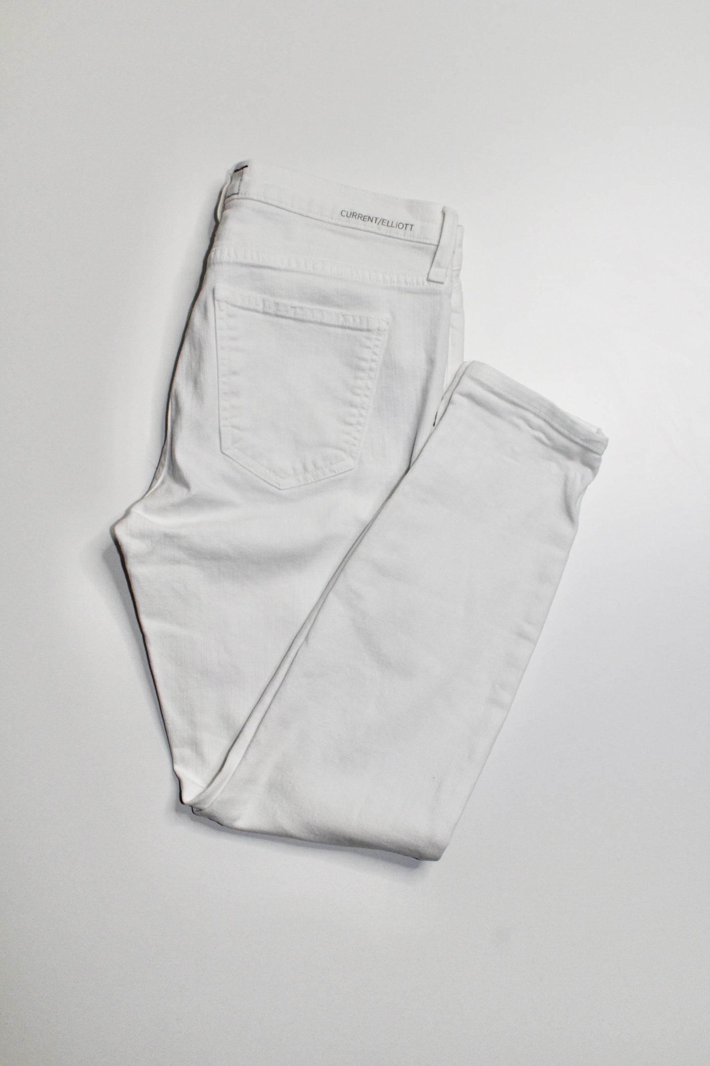 Current Elliott off white embroidered stiletto jeans, size 29 (additional 50% off)