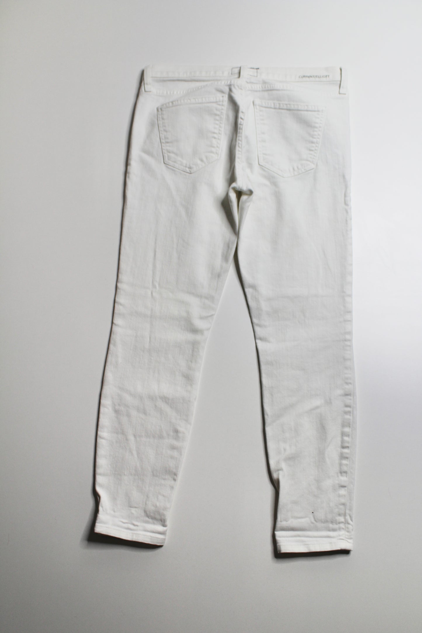 Current Elliott off white embroidered stiletto jeans, size 29 (additional 50% off)