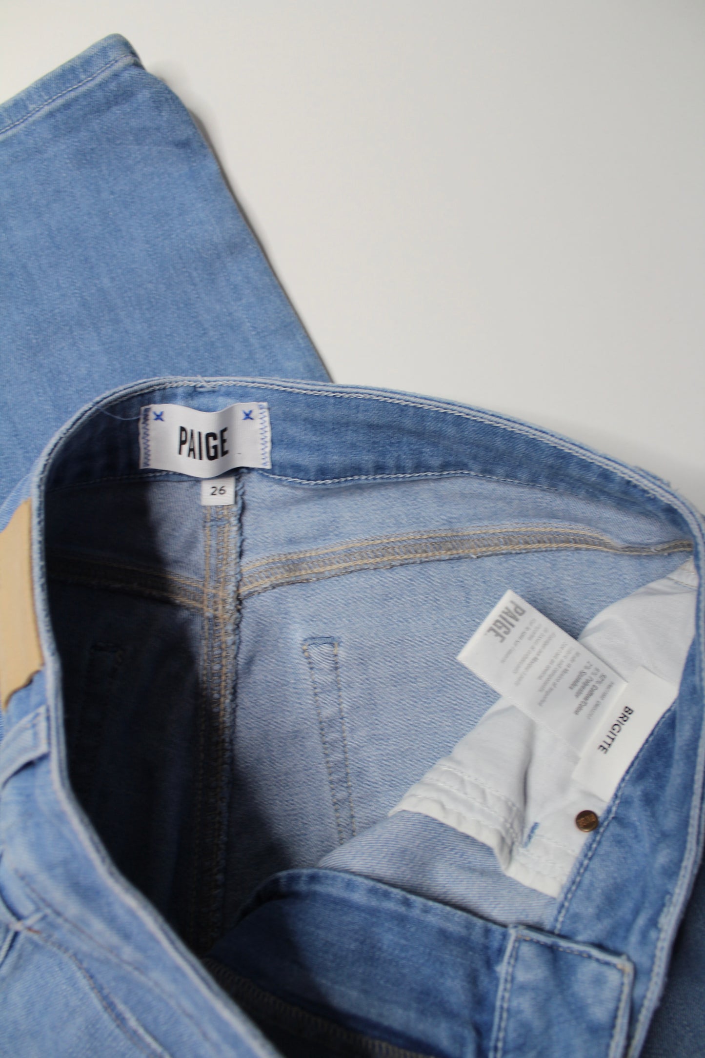 Paige ‘brigitte’ boyfriend jeans, size 26