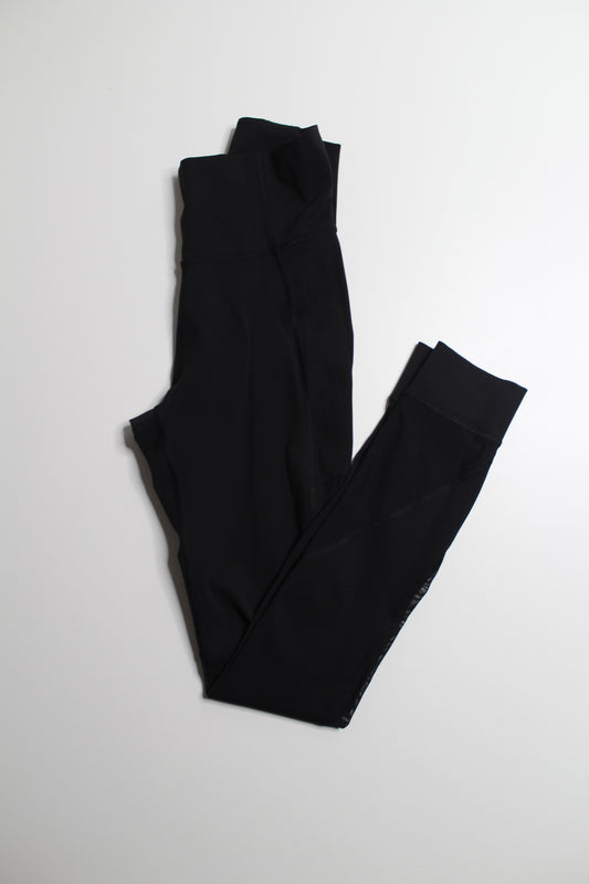 Lululemon black mesh leggings, size 4 (price reduced: was $48)