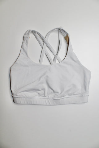 Lululemon white energy bra, size 6 (price reduced: was $25)
