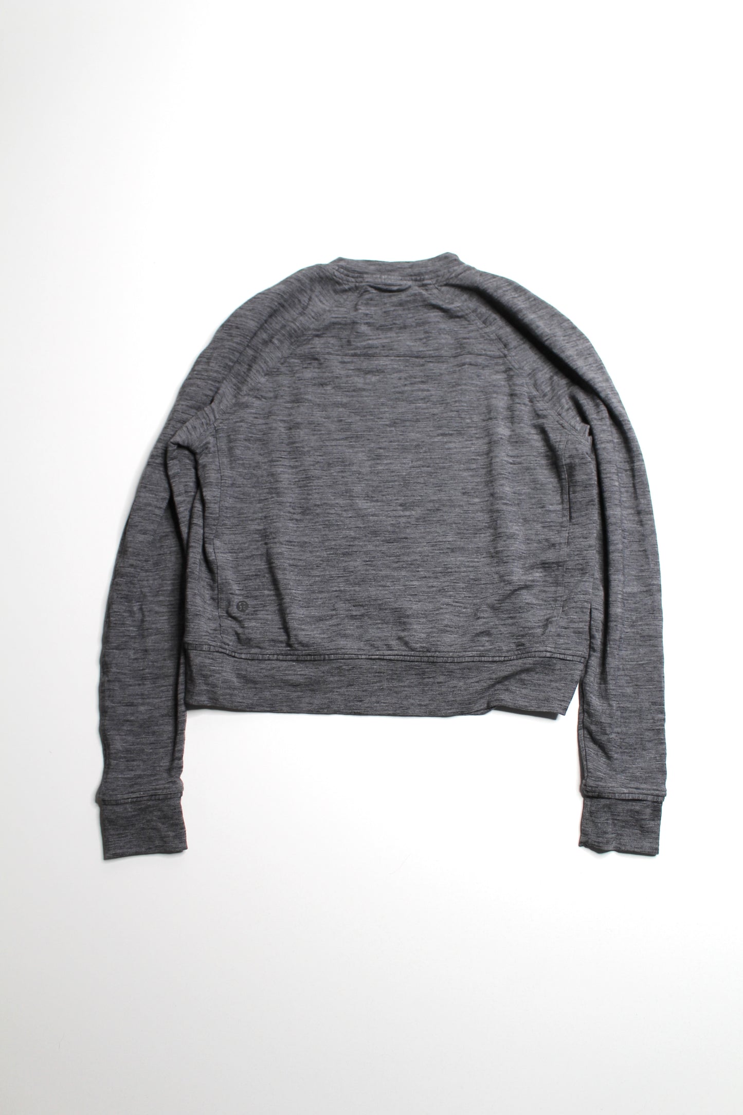 Lululemon heathered grey ‘close comfort’ modal crewneck sweater, no size. Fits like 6