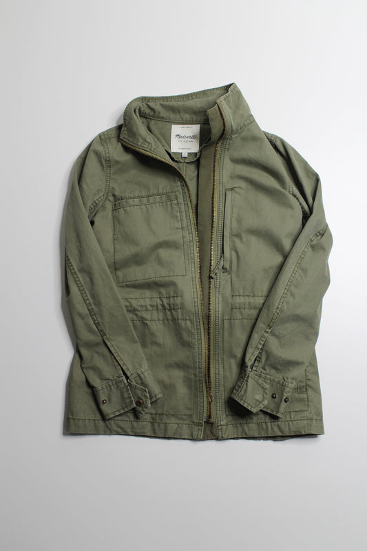 Madewell olive utility jacket, size xs (relaxed fit) (price reduced: was $58)