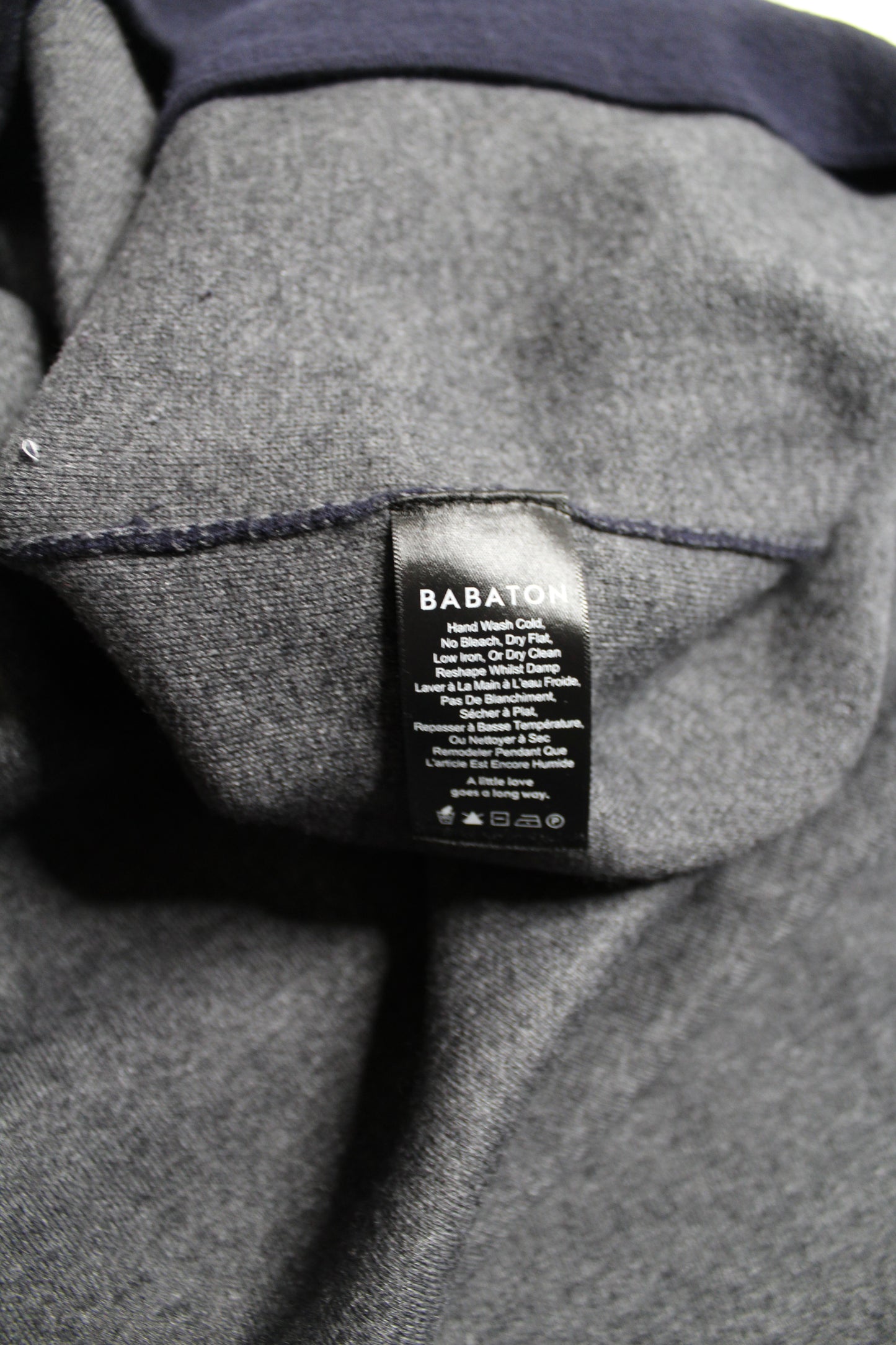 Aritzia  navy/grey 'Lance' cardigan, size xxs (loose fit)