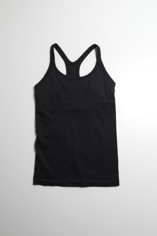 Lululemon black ebb to street tank, size 6