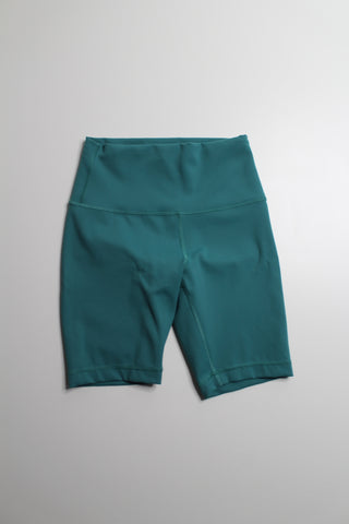 Lululemon teal lagoon wunder train shorts, size 6 (8") (additional 10% off)
