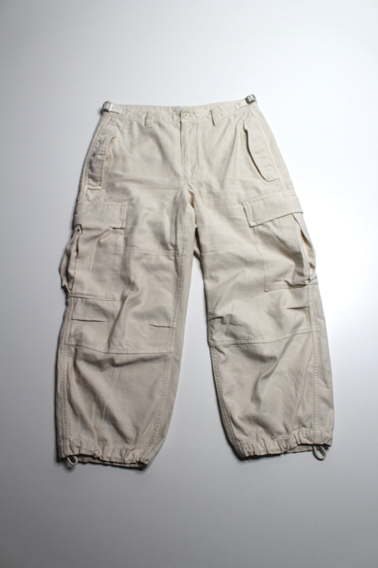 Aritzia TNA wide leg cargo crop pants, size 4