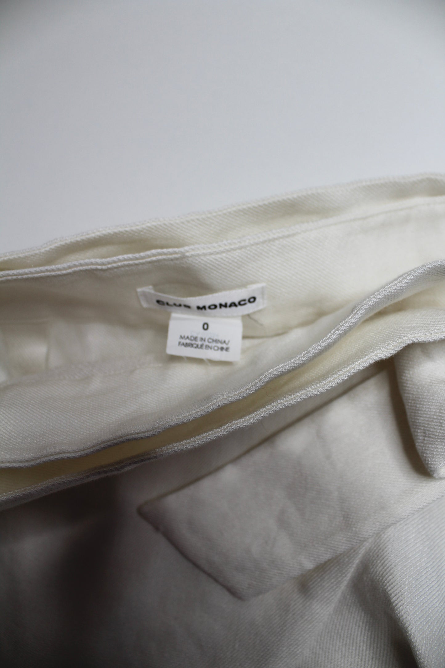 Club Monaco cream linen wrap skirt, size 0 (xs) (50% off)