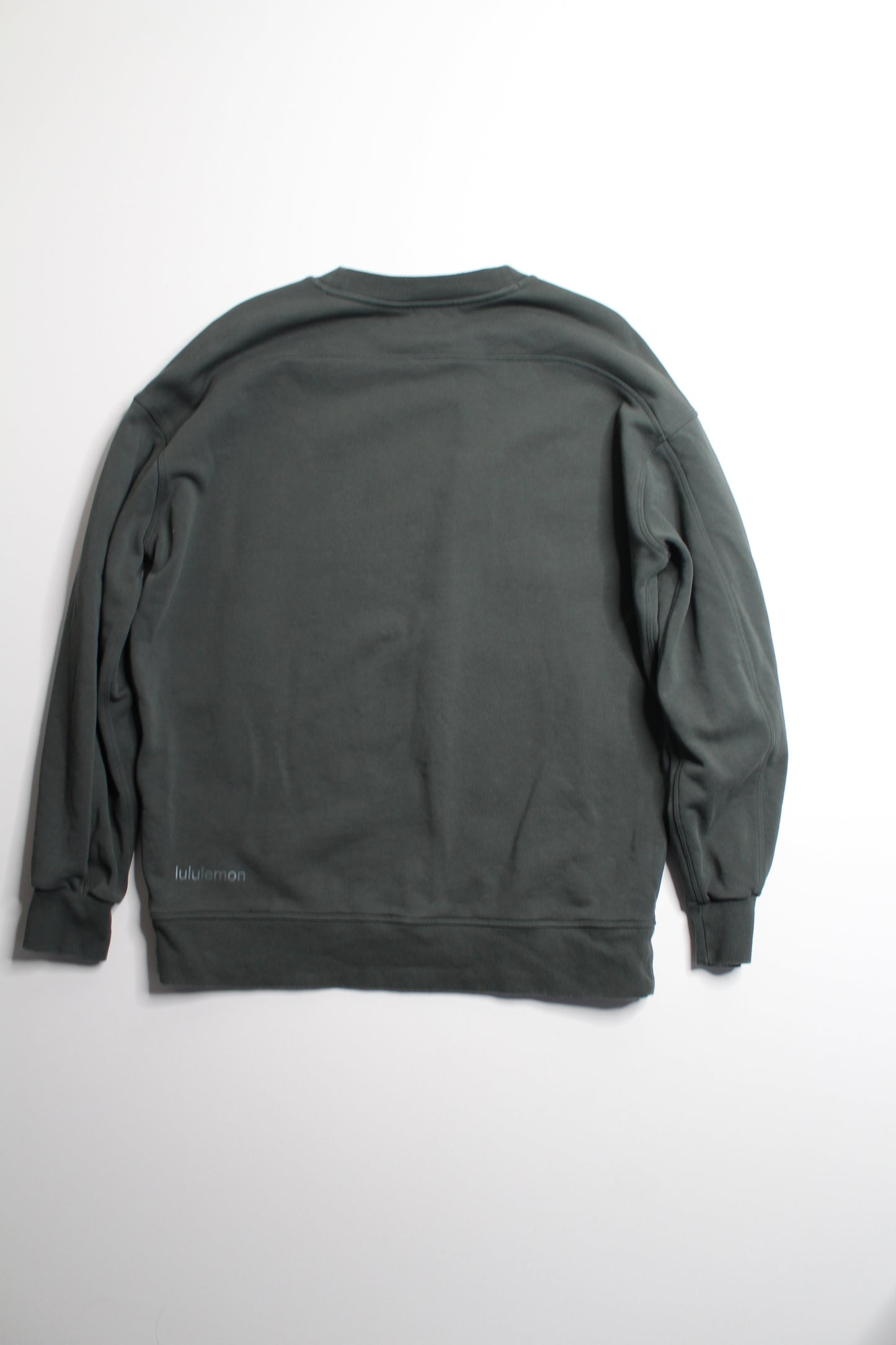 Lululemon smoked spruce perfectly oversized crew neck sweater, no size. fits like size 6 (oversized)