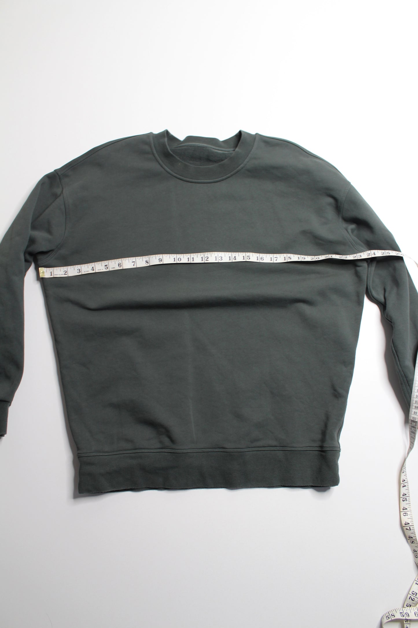 Lululemon smoked spruce perfectly oversized crew neck sweater, no size. fits like size 6 (oversized)