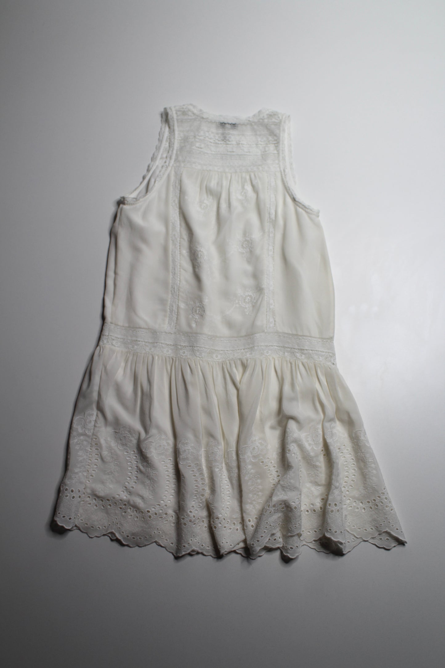 Joie cream lace sleeveless babydoll dress, size xs (loose fit) (was $68)