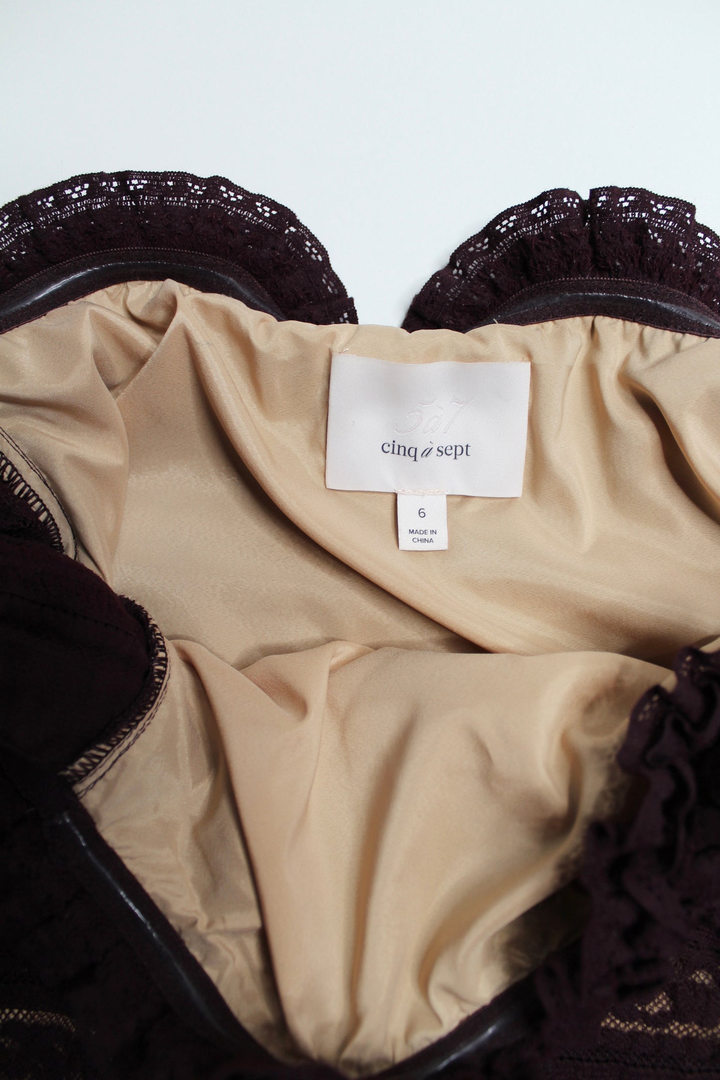 Cinq a Sept 'naya' off the shoulder bell sleeve dress, size 6 (size small) (was $125)