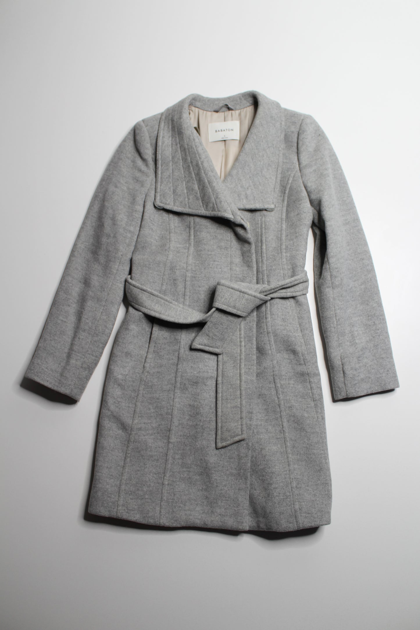 Aritzia Babaton light grey 'connor' wool/cashmere coat, size small (sale: was $160)