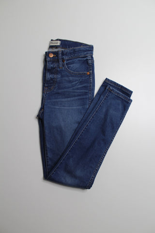 Madewell 9" high rise skinny jeans, size 25 (27”)