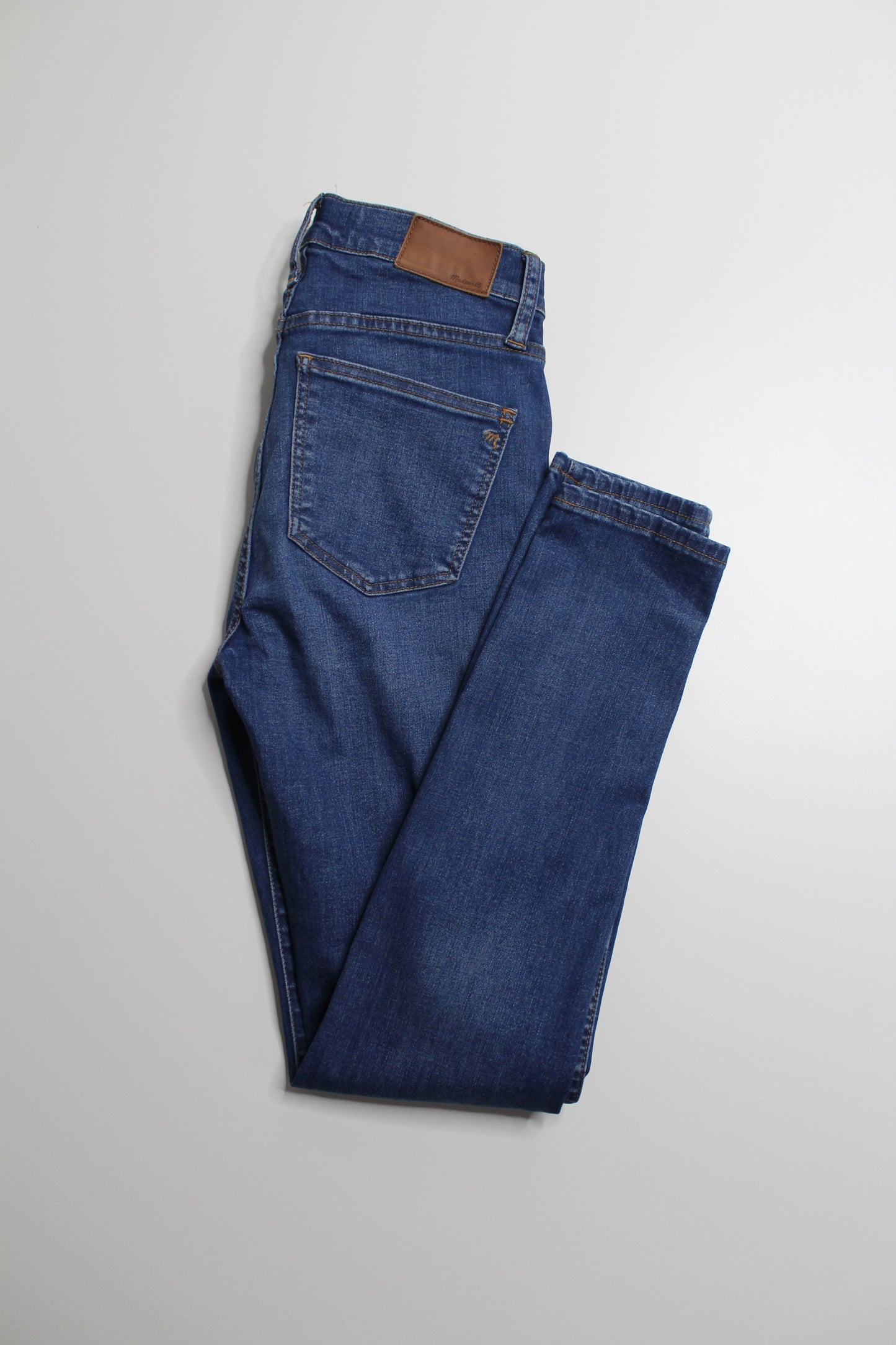 Madewell 9" high rise skinny jeans, size 25 (27”)