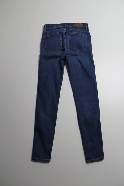 Madewell 9" high rise skinny jeans, size 25 (27”)