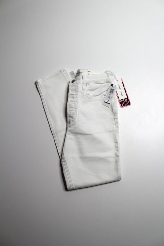Aritzia Denim Forum white 'Yoko high rise slim' jeans, size 28 *new with tags (28L)
