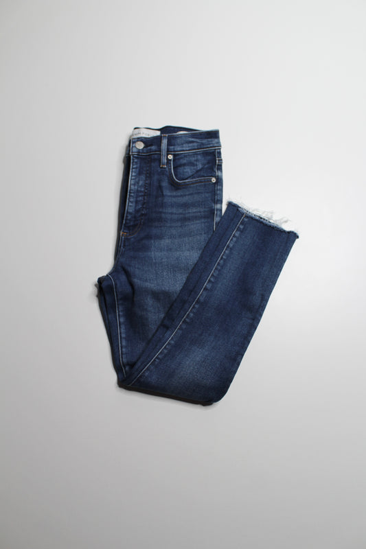 Aritzia Denim Forum 'lola' high rise skinny jeans, size 27 (25")