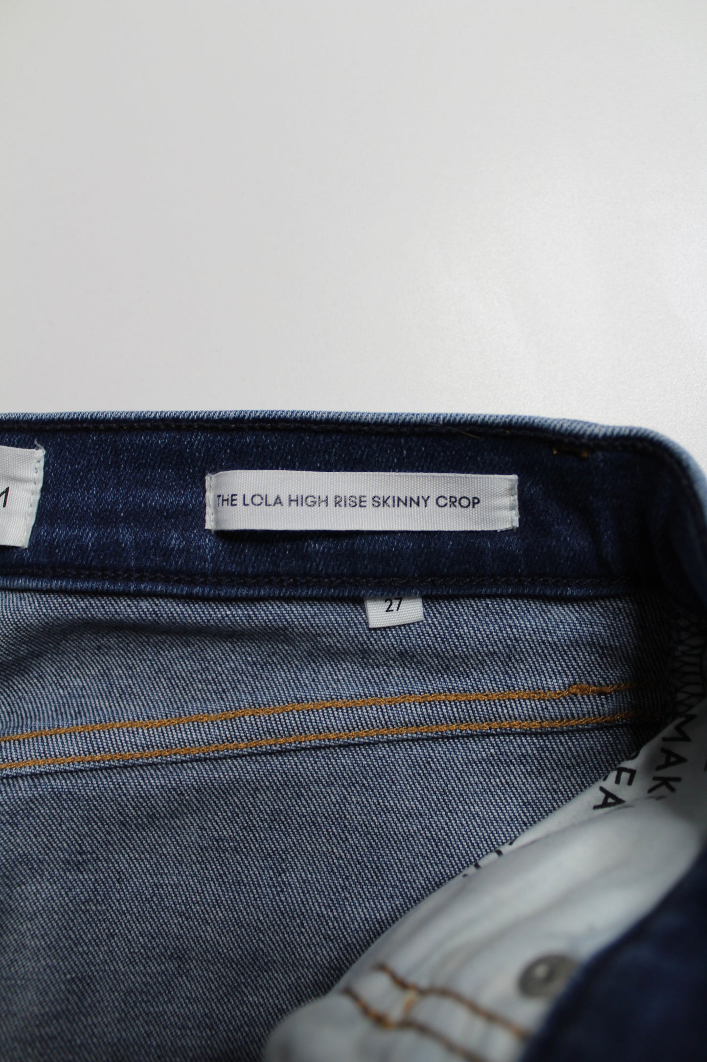 Aritzia Denim Forum 'lola' high rise skinny jeans, size 27 (25")