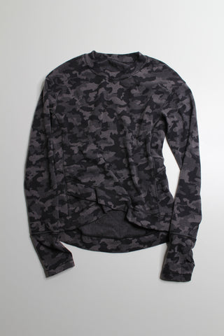 Lululemon heritage camo close to crossing rulu long sleeve, size 6 (price reduced: was $48)