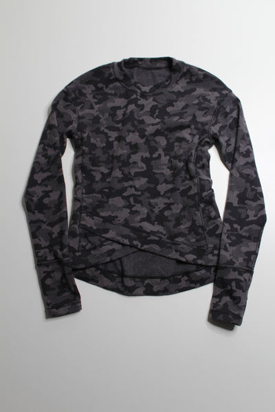 Lululemon heritage camo close to crossing rulu long sleeve, size 6 (price reduced: was $48)