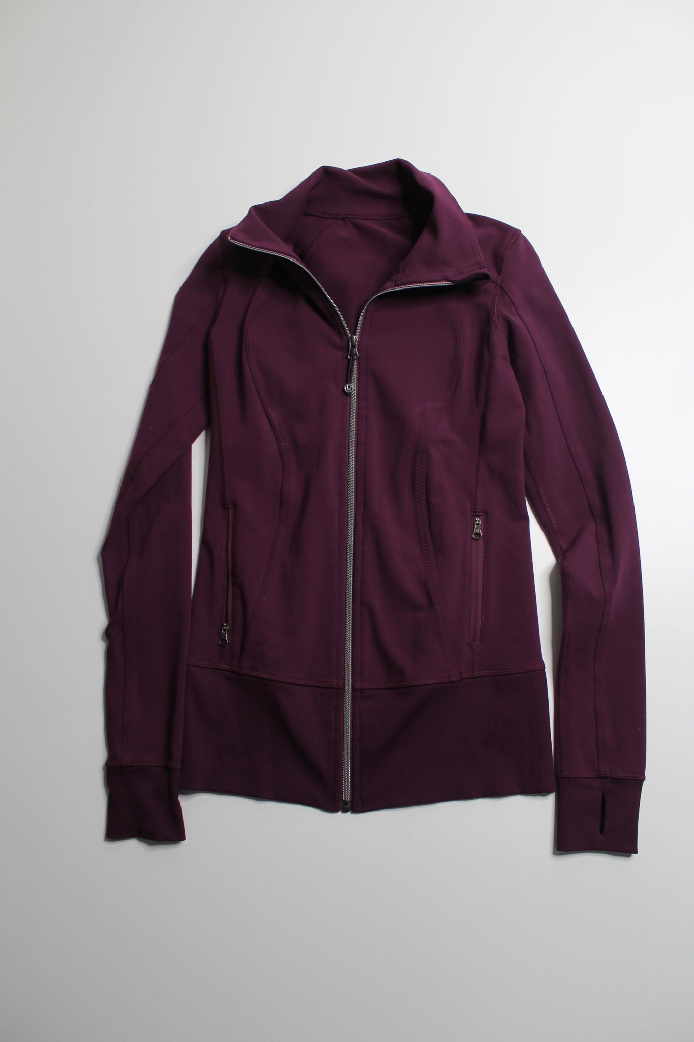 Lululemon plum zip up jacket, size 4 (price reduced: was $48)