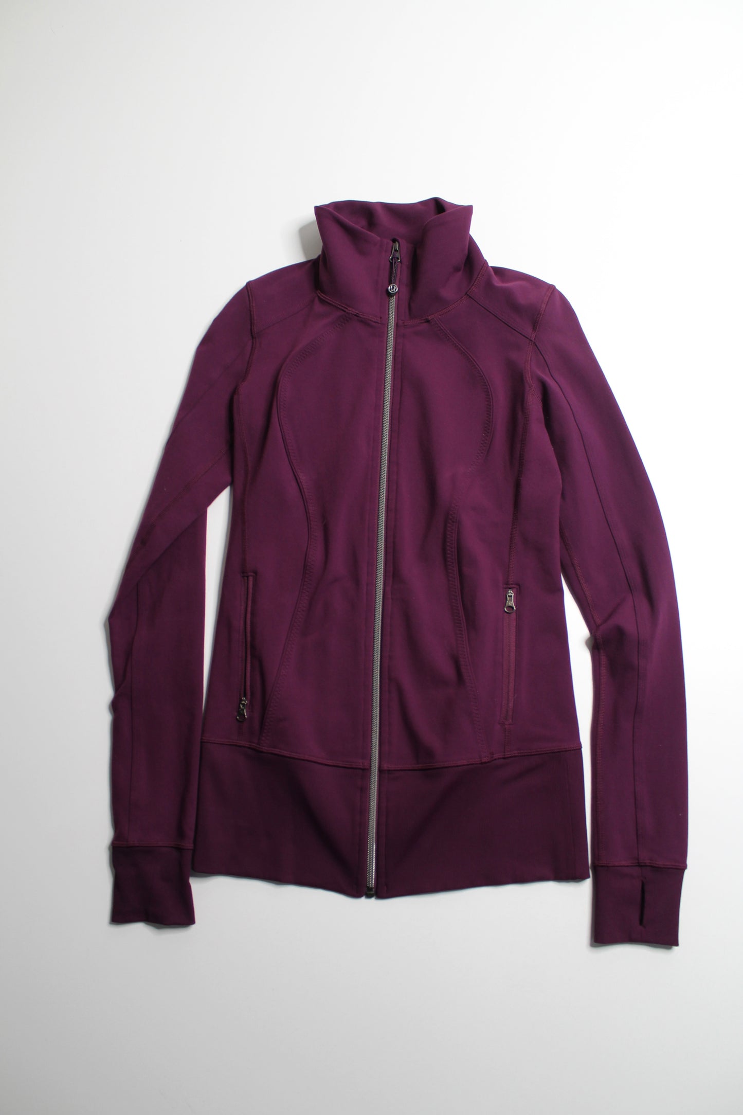 Lululemon plum zip up jacket, size 4 (price reduced: was $48)