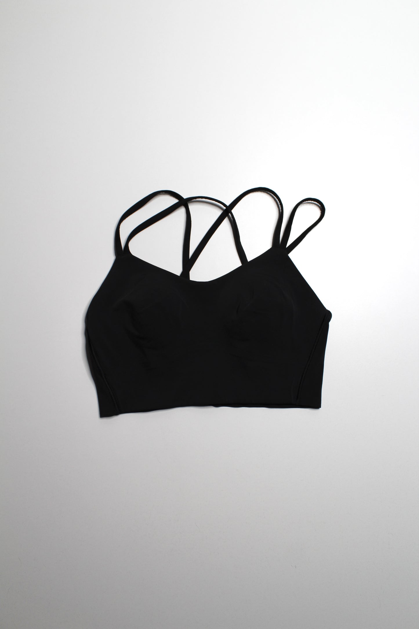 Lululemon black ‘like a cloud’ bra, no size. Fits like 6