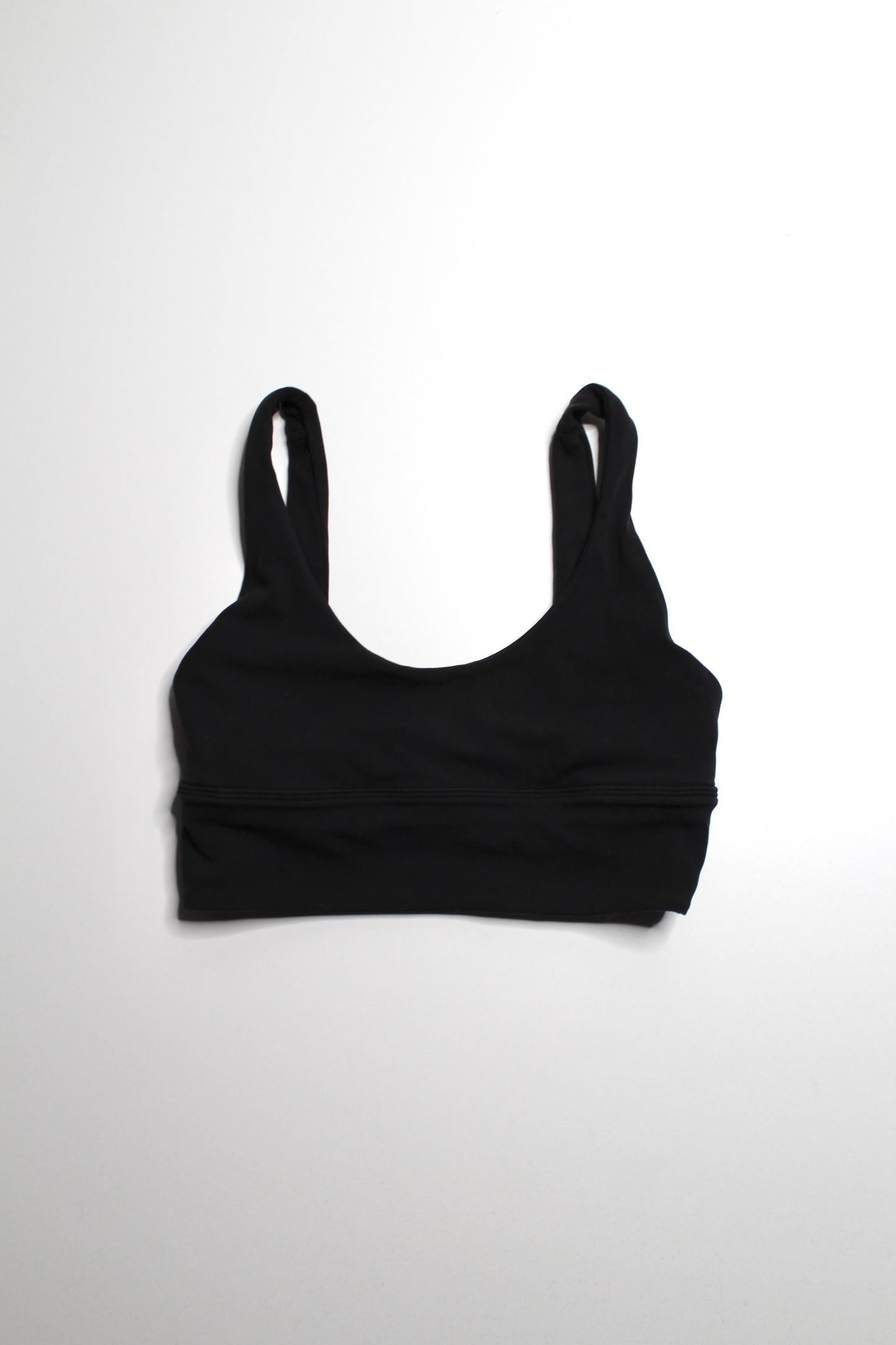 Lululemon black/black reversible 'align' bra, size 4