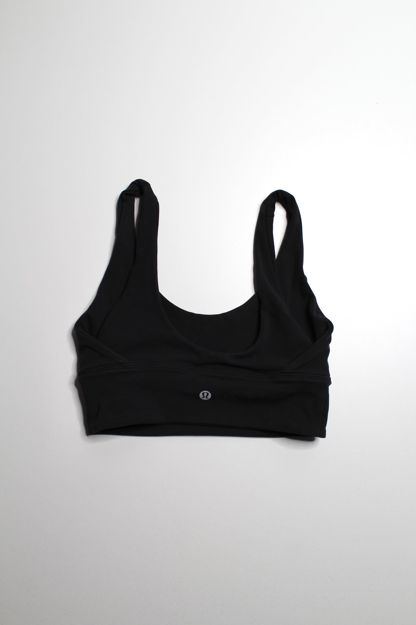 Lululemon black/black reversible 'align' bra, size 4
